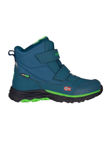 Śniegowce dziecięce trollkids kids hafjell winter boots buty zimowe wodoodporne niebieskie (264-104)