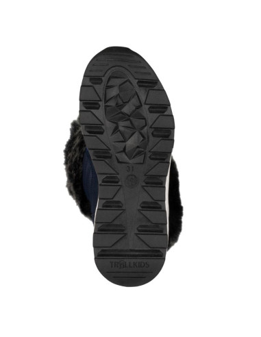 Buty zimowe dziewczęce trollkids girls hemsedal winter boots xt wodoodporne granatowe (576-100)