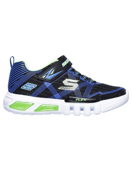 Dziecięce buty sportowe skechers sneakersy flex-glow granatowe (90542l-bblm)