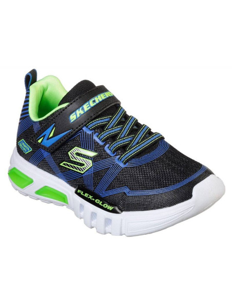 Dziecięce buty sportowe skechers sneakersy flex-glow granatowe (90542l-bblm)