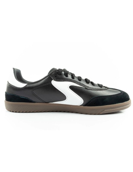 Skechers kickoff buty sportowe damskie sneakersy czarne skórzane