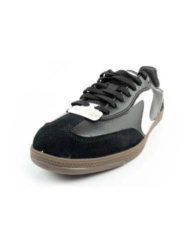 Skechers kickoff buty sportowe damskie sneakersy czarne skórzane