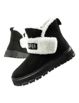 Lee cooper buty damskie botki zimowe modne kożuszek ocieplane skóra