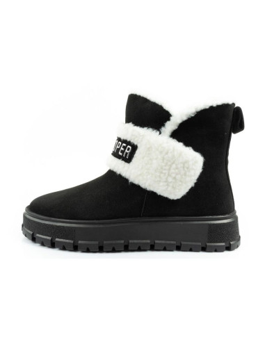 Lee cooper buty damskie botki zimowe modne kożuszek ocieplane skóra