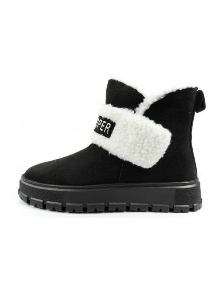 Lee cooper buty damskie botki zimowe modne kożuszek ocieplane skóra
