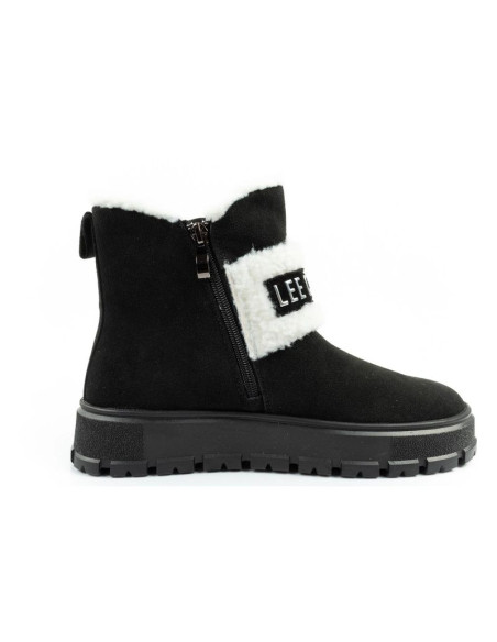 Lee cooper buty damskie botki zimowe modne kożuszek ocieplane skóra