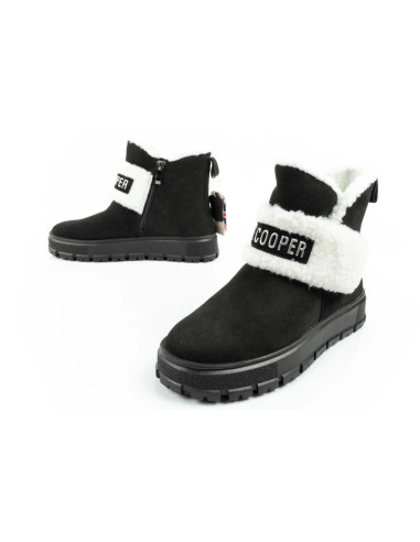Lee cooper buty damskie botki zimowe modne kożuszek ocieplane skóra