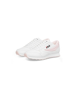 Fila orbit buty sportowe damskie sneakersy modne wygodne lekkie białe różowe 2