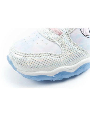 Leomil buty sportowe dziecięce sneakersy stitch lekkie na rzep led niebieskie