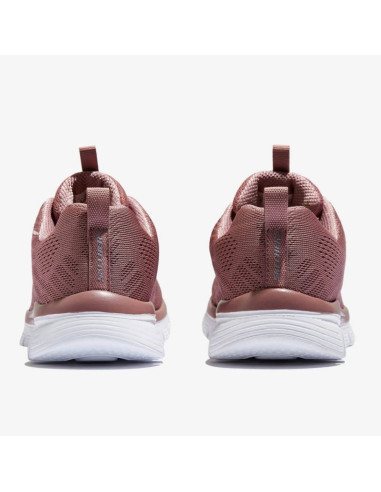 Buty sportowe damskie różowe skechers graceful get connected (12615-mve)