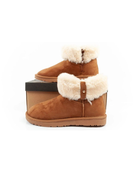 O'neill jenner mid buty zimowe botki za kostkę ocieplane wygodne modne brązowe