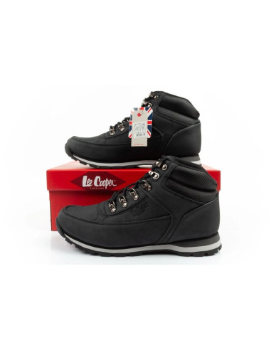 Lee cooper buty sportowe męskie zimowe trekkingowe za kostkę czarne