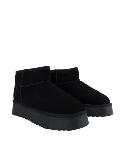 Buty damskie skórzane solo soprani couture hugh platform czarne ssw421p05 01 2