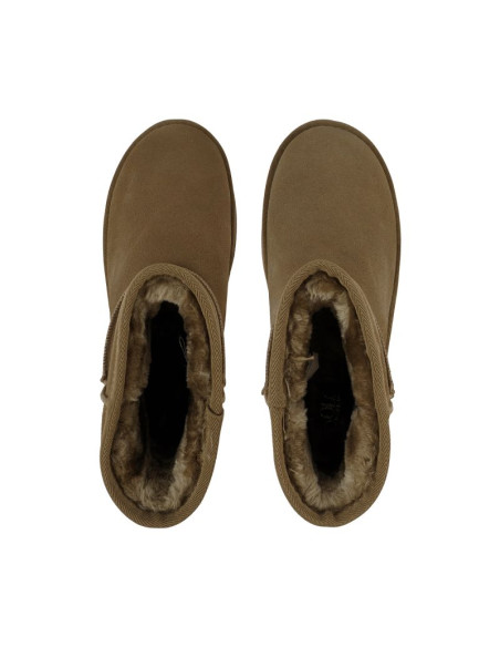 Buty damskie skórzane solo soprani couture hugh platform oliwkowe ssw421p05 06