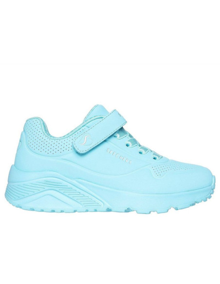 Buty sportowe dziecięce skechers uno lite sneakersy na co dzień niebieskie (310451l-turq)