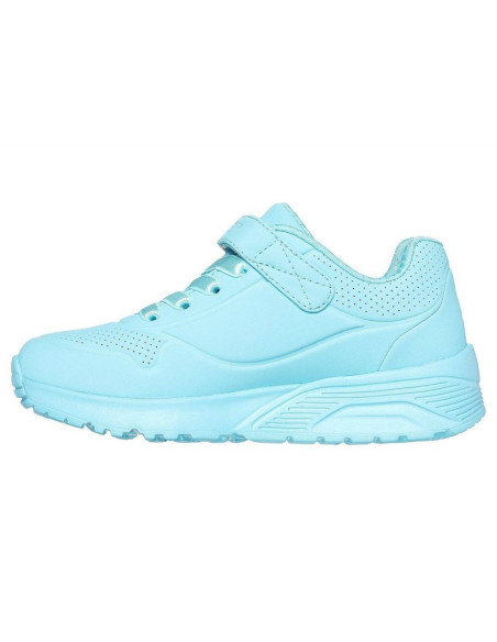 Buty sportowe dziecięce skechers uno lite sneakersy na co dzień niebieskie (310451l-turq)