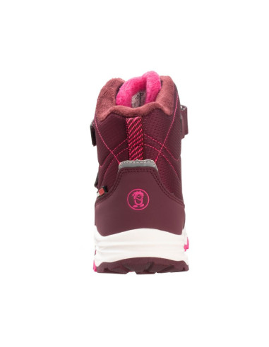 Buty zimowe trollkids kids hafjell winter boots dla dziewczynki/chłopca wodoodporne fioletowe (264-419)