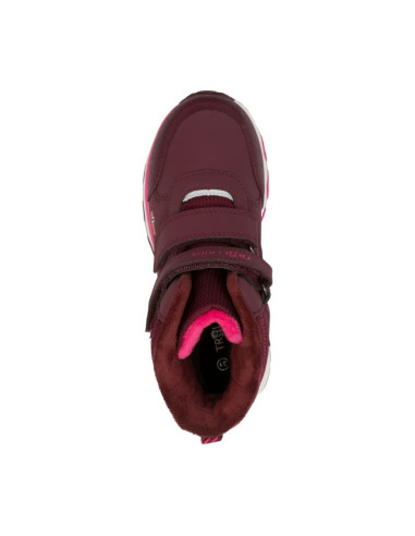 Buty zimowe trollkids kids hafjell winter boots dla dziewczynki/chłopca wodoodporne fioletowe (264-419)