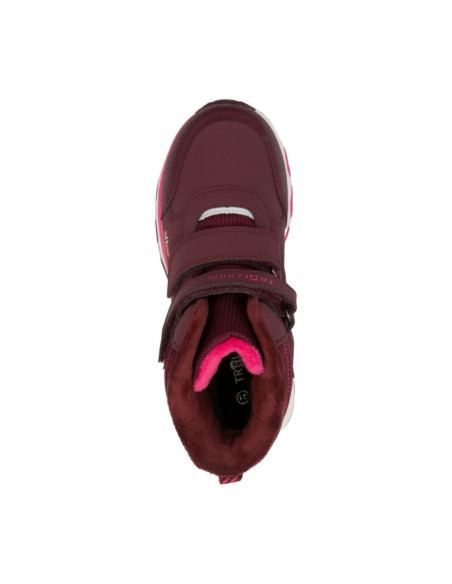 Buty zimowe trollkids kids hafjell winter boots dla dziewczynki/chłopca wodoodporne fioletowe (264-419)
