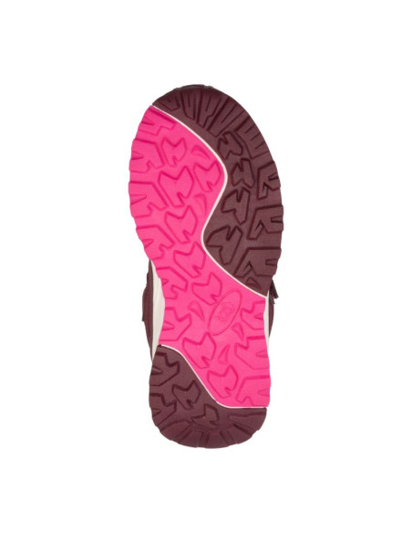 Buty zimowe trollkids kids hafjell winter boots dla dziewczynki/chłopca wodoodporne fioletowe (264-419)