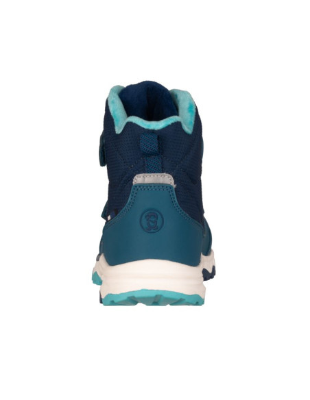 Buty zimowe dziecięce trollkids kids hafjell winter boots śniegowce wodoodporne na rzepy niebieskie (264-102)