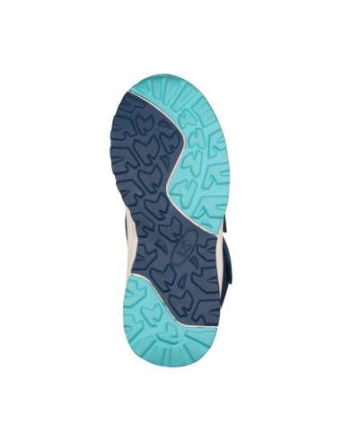 Buty zimowe dziecięce trollkids kids hafjell winter boots śniegowce wodoodporne na rzepy niebieskie (264-102)