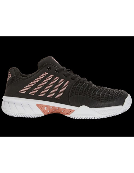 Buty sportowe damskie k-swiss court express hb sneakersy tenisowe czarne (96750-059-m)