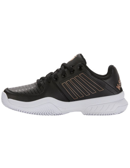 Buty sportowe damskie k-swiss court express hb sneakersy tenisowe czarne (96750-059-m)