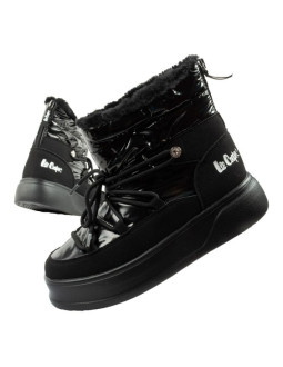 Lee cooper buty sportowe damskie zimowe trekkingowe ocieplane lakierowane