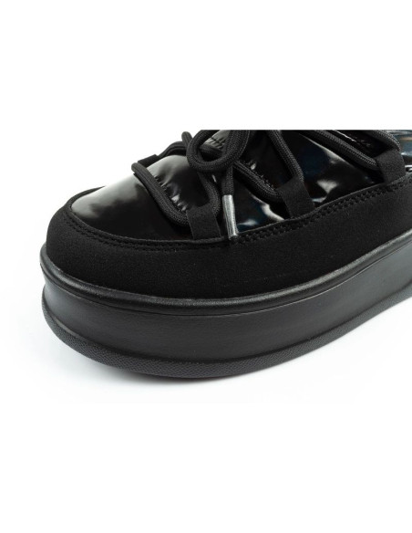 Lee cooper buty sportowe damskie zimowe trekkingowe ocieplane lakierowane