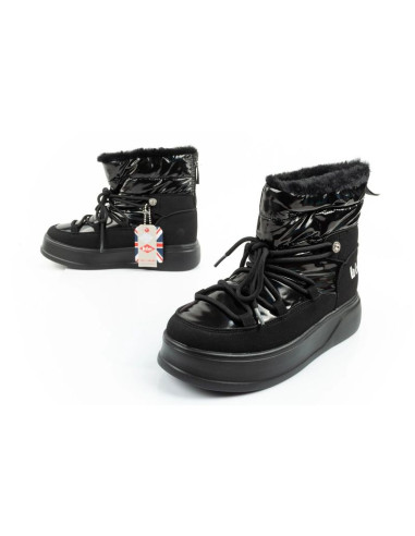 Lee cooper buty sportowe damskie zimowe trekkingowe ocieplane lakierowane