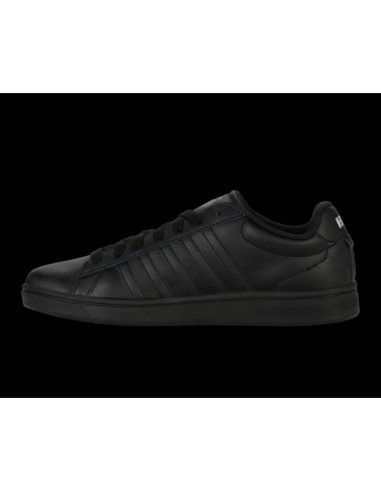 Męskie sneakersy k-swiss court tiebreak ii black/black/black-m (04413-010-m)