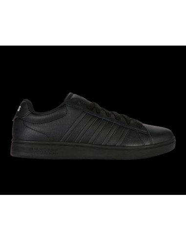 Męskie sneakersy k-swiss court tiebreak ii black/black/black-m (04413-010-m)