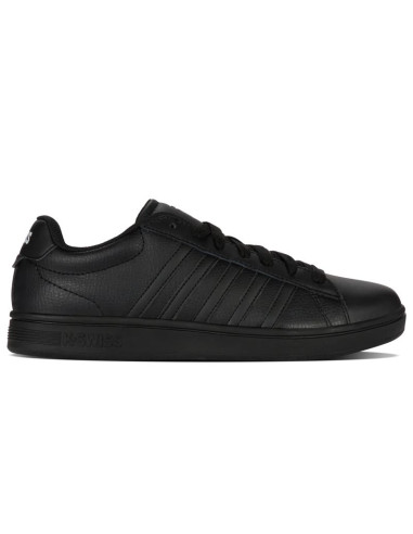 Męskie sneakersy k-swiss court tiebreak ii black/black/black-m (04413-010-m)