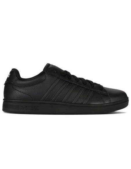 Męskie sneakersy k-swiss court tiebreak ii black/black/black-m (04413-010-m)