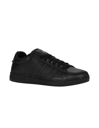 Męskie sneakersy k-swiss court tiebreak ii black/black/black-m (04413-010-m)