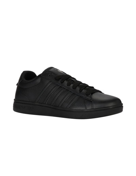 Męskie sneakersy k-swiss court tiebreak ii black/black/black-m (04413-010-m)