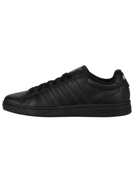 Męskie sneakersy k-swiss court tiebreak ii black/black/black-m (04413-010-m)