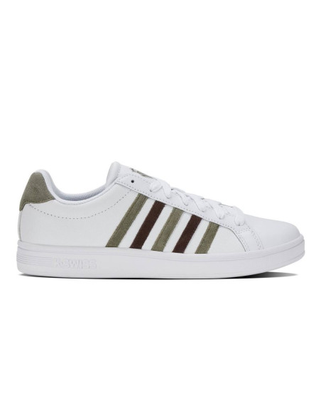 Buty sportowe męskie k-swiss court tiebreak sneakersy gładkiej skóry (07011-983-m)