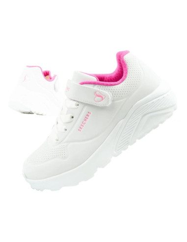 Skechers uno lite buty sneakersy sportowe dziecięce białe wygodne