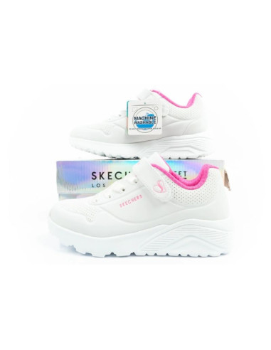 Skechers uno lite buty sneakersy sportowe dziecięce białe wygodne
