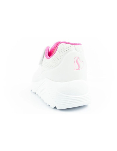 Skechers uno lite buty sneakersy sportowe dziecięce białe wygodne