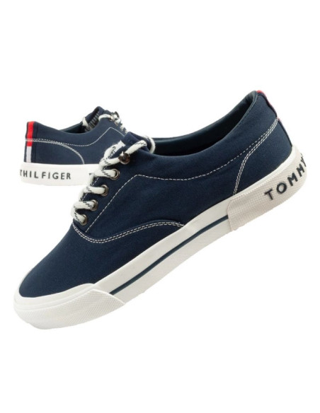 Tommy hilfiger buty sportowe męskie trampki modne wygodne granatowe