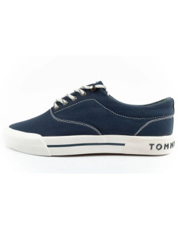 Tommy hilfiger buty sportowe męskie trampki modne wygodne granatowe 2