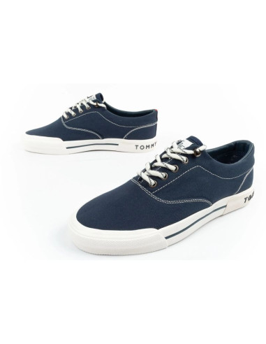 Tommy hilfiger buty sportowe męskie trampki modne wygodne granatowe