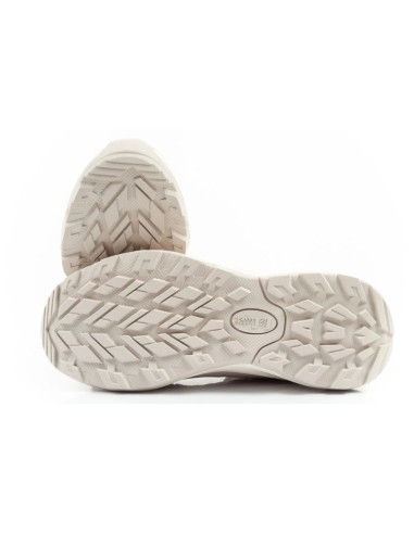 Lee cooper buty sportowe damskie zimowe trekkingowe ocieplane kremowe skóra ekologiczna