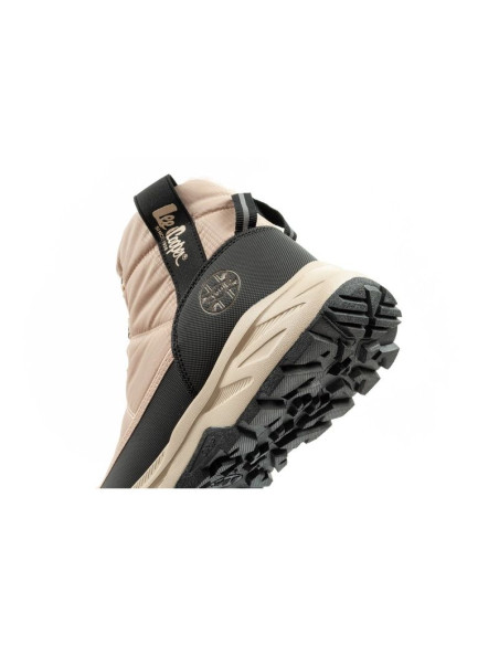 Lee cooper buty sportowe damskie zimowe trekkingowe ocieplane beżowe czarne