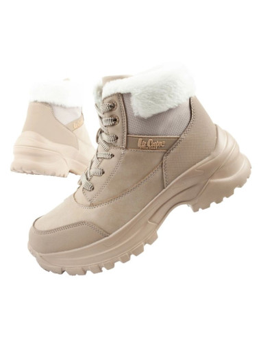 Lee cooper buty sportowe damskie zimowe trekkingowe lee cooper ocieplane beżowe