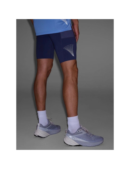 Legginsy kolarki do biegania szybkoschnące męskie 4f 4fwss25tfstm025-22s