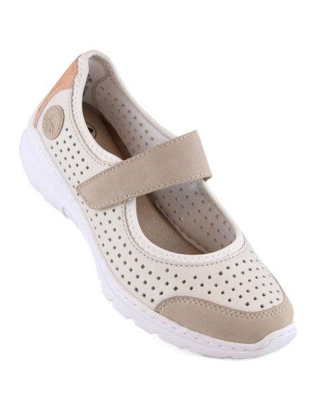 Komfortowe półbuty ażurowe rieker w rkr575